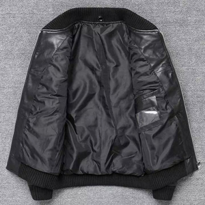 Chaquetas de Cuero para Motociclistas de Alta Calidad, Color Negro, Talla Grande, Estilo Punk, Personalizadas y Elegantes para Hombre - Product Image 6