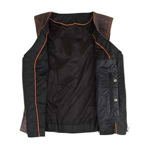 Chaleco Corto de Cuero para Mujer, Estilo Biker, Cuero Genuino, Personalizable, Precio de Fábrica OEM, Proveedor Mayorista - Product Image 6
