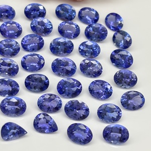 พลอยแทนซาเนียธรรมชาติทรงวงรีเกรด2 CT สำหรับแหวนแฮนด์เมด December birthstone ขายส่งเครื่องประดับจำนวนมาก - Product Image 4