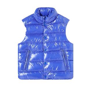 Gilet matelassé en laine écologique coupe-vent pour homme, col montant, fermeture éclair, protection anti-UV, rembourrage en polyester - Product Image 1