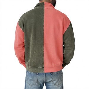 Sudadera Unisex de Forro Polar con Cierre de Cremallera, Cuello Alto, Corte Regular, Mezcla de Algodón, Estilo Casual Urbano, Otoño Invierno, con Apliques - Product Image 2