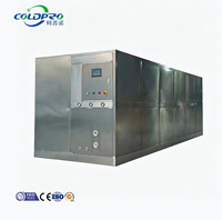 Machine à glace industrielle en cubes 10T 20T 30T 40T 50T 60T en SUS304 pour la logistique de la chaîne du froid au Mexique – Production de glace stable