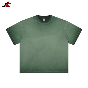 T-shirt surdimensionné délavé à l'acide 100% jersey de coton pour homme - Product Image 2