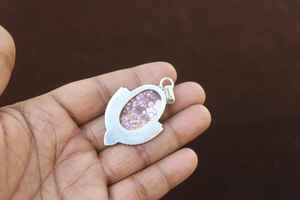 Colgante de Jaspe Caballo Salvaje, Plata de Ley 925, Hecho a Mano, Collar Boho con Piedras Preciosas, Regalo de Joyería para Mamá - Product Image 2