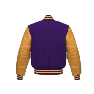 Custom Clothing Manufacturer College Letterman Varsity Chenille Embroidery Baseball Jacket for <b>Men</b> - Product Image 2