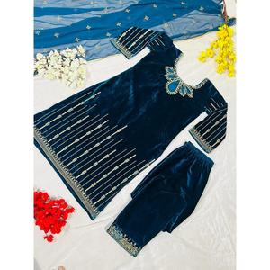 เสื้อซับในผ้ากำมะหยี่พื้นด้านล่างสุดหรูพร้อมชุดใส่ไปงานปาร์ตี้แฟนซี - Product Image 1