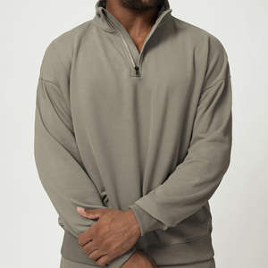 Wholesale New Design OEM Custom 100% Cotton Fleece Men's <b>Pullover</b> Sweatshirt <b>Jumper</b> O Neck Front Breathable Quick Dry Winter - Product Image 6