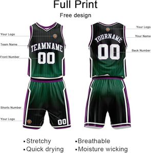 Uniforme de Baloncesto Sublimado de Diseño Nuevo al por Mayor para Niños y Jóvenes, Jersey de Baloncesto Reversible Personalizado de Talla Grande - Product Image 2