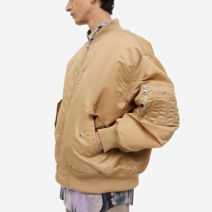 2026 Autumn <b>Men's</b> Casual Fashion Windbreaker Bomber Puffer <b>Jacket</b>, <b>Winter</b> <b>Jacket</b> <b>Waterproof</b> With Best Design Bomber <b>Jacket</b> <b>Man</b> - Product Image 4
