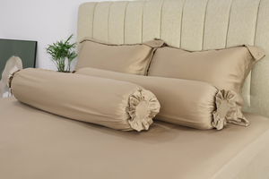 Florence 100% ผ้าโพลีเอสเตอร์สำหรับผ้านวมเทนเซลผ้าโพลีเอสเตอร์ชุดผ้าคลุมเตียงขนาดควีนไซส์/คิงไซส์/เตียงคู่ปักโลโก้ทันสมัยใช้ในบ้าน - Product Image 2