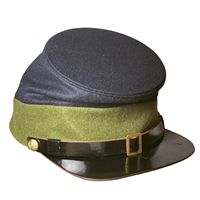 Este artículo es una reproducción de una gorra de campo de la Unión de la Guerra Civil Estadounidense, también conocida como un kepi.