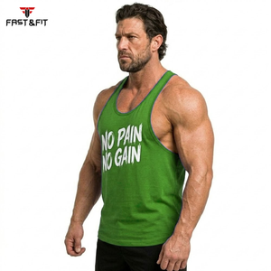 100% Polyester Casual Quick Dry Breathable Stretch <b>Tank</b> <b>Top</b> <b>White</b> Custom Print Fitness Training - Product Image 6