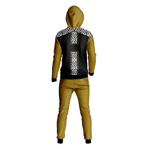 Survêtement de sublimation haut de gamme pour hommes, impression personnalisée, vêtements de sport pour la salle de sport, ensemble de jogging 2 pièces, tenue de course, entraînement fitness - Product Image 6