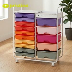 Carrito de Almacenamiento Multifuncional de Hierro de Taiwán, con 15 Cajones y Estante, Moderno, para Cocina, Sala de Estar, Oficina en Casa y Herramientas, Venta al Por Mayor - Product Image 5