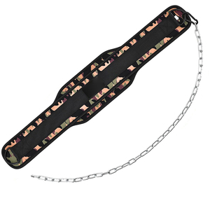 Weightlifting Dipping <b>Belt</b> Premium Gym Support <b>Belt</b> with <b>Chain</b> for Strength Training OEM Bulk Supply - Product Image 3