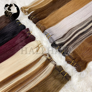Extensions de cheveux européens Remy naturels Hali de haute qualité 100g simples teints à double tirage pour les cheveux russes vietnamiens Hali - Product Image 6