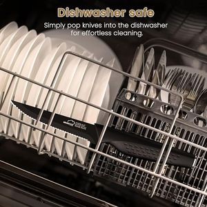 Ensemble de 8 couteaux à steak en acier inoxydable, ensembles de couteaux de qualité supérieure - Product Image 1