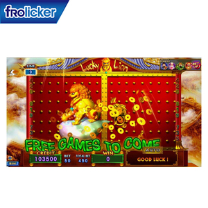 แผงวงจรเกมส์อาร์เคด Hot Lucky Lion แบบจอคู่ 5 รอก 9 เส้น สำหรับเครื่องเล่นเกมหยอดเหรียญ รองรับหลายภาษา - Product Image 3