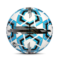 Ballon de football en cuir PU de haute qualité avec logo personnalisé, écologique, pour intérieur/extérieur, style classique, léger, durable, sérigraphié
