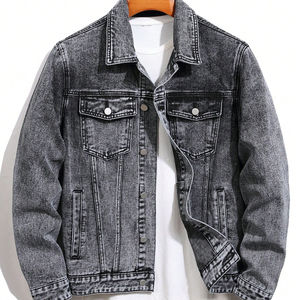Private Label <b>Men</b> Winter <b>Jackets</b> Oem Service <b>Men</b> Jeans <b>Jackets</b> Adults Wear <b>Men</b> Jeans <b>Jackets</b> - Product Image 1