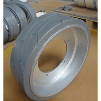 Roue de rechange ITECO IT12122, numéro de pièce 83809009, nouvelle roue en caoutchouc massif pour nacelle élévatrice, pneu non marquant 406x125