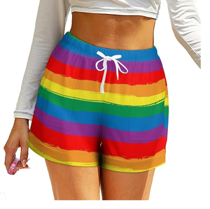 Shorts pour hommes taille haute style streetwear grande taille - Tissu tricoté style vintage, taille élastique, respirant et lavable - Product Image 3