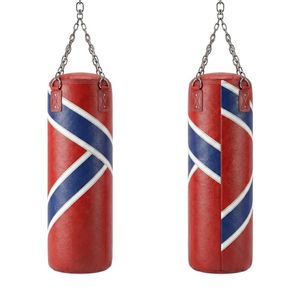 Saco de Boxeo Colgante de Cuero Sintético de Primera Calidad para Entrenamiento Físico, Gimnasio, Ejercicio y Práctica - Product Image 1
