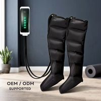 ALL STAR - Masseur à compression d'air pour les jambes entières, chauffant, 9 niveaux de pression, bottes de massage, contrôle du temps, soulage la fatigue, améliore la circulation