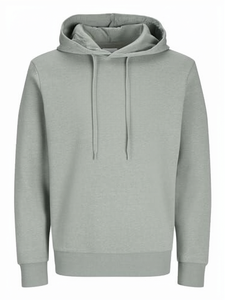 Sweat-shirt à capuche zippé noir pour homme, coupe classique, en molleton polyester/coton, décontracté, séchage rapide, respirant, 300g, pour l'hiver - Product Image 6