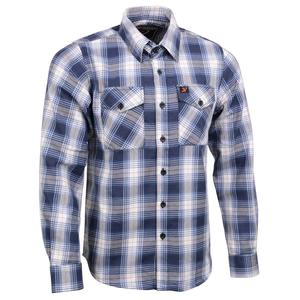 Low MOQ Competitive Price Premium <b>Blue</b> Plaid <b>Flannel</b> <b>Shirt</b> Custom Cotton Button Down Casual Workwear <b>Shirt</b> Wholesale Supplier - Product Image 1
