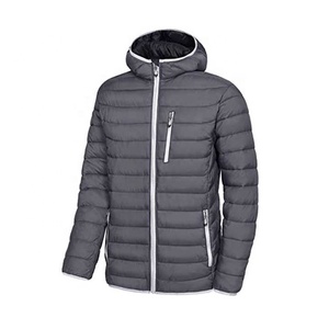 <b>Men's</b> Black Puffer Jacket <b>Hooded</b> Zipper Closure Windproof Casual Winter <b>Coat</b> Solid Color Polyester Regular Fit 2026 - Product Image 3