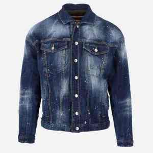 Vestes d'hiver en denim décontracté foncé 100% coton de haute qualité, fabriquées sur mesure par un fabricant OEM, pour hommes, style streetwear - Product Image 6