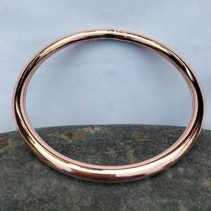 Brazalete de Cobre Sólido de 5 Gauge de Grosor, Brazalete de Cobre Pesado para Hombre, Joyería Artesanal Hecha a Mano - Product Image 5