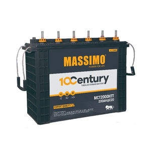 Última llegada de stock, calidad confiable, batería de almacenamiento de plomo-ácido tubular alta MASSIMO de 200 Ah y 12 V a precios mayoristas competitivos - Product Image 1
