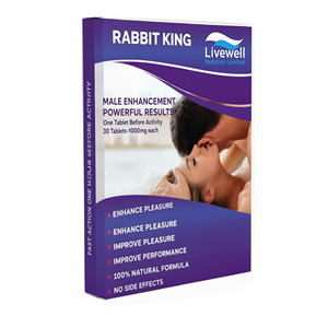 Livewell Rabbit King 1000mg 30 Tabletas, Potenciador Masculino de Acción Rápida, Fórmula Natural - Product Image 3