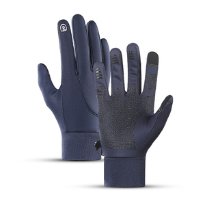 Durable Jogging Running <b>Gloves</b> Secure Wrist Fit High Traction Grip Back Pocket for Keys and Workout Essentials Running <b>Gloves</b> - Product Image 6