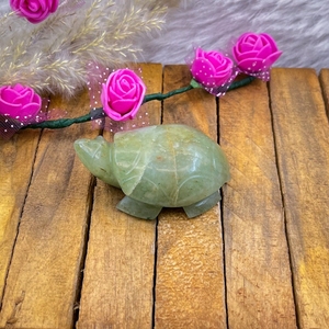 Natural Green Aventurine Tortoise Carving Aventurine Turtle Healing Crystal For Reiki Feng Shui Decor Wholesale - Product Image 5