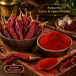 Chiles Rojos Secos Enteros Byadgi |   Chile de Grado Premium para Exportación, Picante Suave, para Salsas y Mezclas de Especias, Color Intenso, Uso Diario - Product Image 5