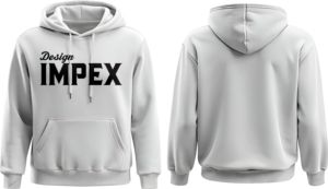 Sweat à capuche en coton de haute qualité, surdimensionné, personnalisable avec logo, vente en gros, streetwear, sweats à capuche brodés personnalisés pour hommes - Product Image 4