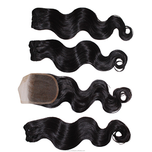 Consigue un peinado natural y sin costuras Con nuestros paquetes de cabello con cierre de encaje, hechos de cabello humano vietnamita Premium 100% - Product Image 5