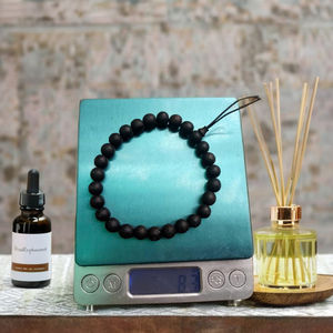 Dai Binh Premium Natural Sandalwood Religious Bracelet for Men Women Handmade Scented Polished Beads 12mm Fast Shipping Gift Da - Product Image 1