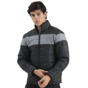 Nouveauté Prix de gros Vestes matelassées imperméables respirantes chaudes d'hiver avec logo personnalisé sur le devant pour hommes - Product Image 1