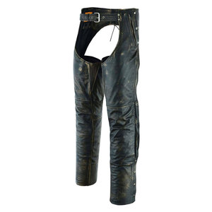 Breathable Leather <b>Chaps</b> With Adjustable for Outdoor <b>Riding</b> Workwear Safety Gear In Adult Size Equipment Genuine Leather <b>Chaps</b> - Product Image 5