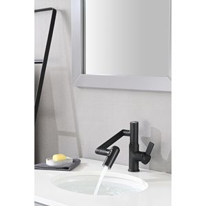 Rubinetto Antiscivolo Girevole a 360 Gradi per Lavabo Bagno con Funzione Spray e Display Temperatura, Miscelatore Doccia e Vasca - Product Image 5