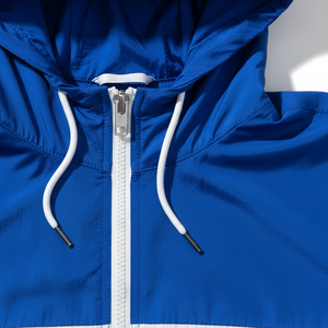 Custom Design Waterproof Windbreaker Tracksuit Oversized Comfy Men <b>Zip</b> <b>up</b> Nylon 2-In-1 Lightweight Sportswear for Men and Women - Product Image 3