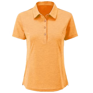 Camiseta Polo de Diseño Personalizado 100% Algodón con Logotipo, Camiseta Polo de Manga Corta Tejida para Mujer, Bordado, Nuevo Diseño, Camiseta Polo de Golf - Product Image 4
