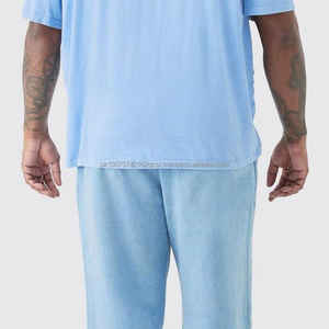 Nueva llegada último estilo de moda Pantalones de doble cintura bolsillos laterales hombres Color sólido pantalones de doble cintura - Product Image 4