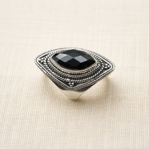 <b>Top</b> Quality Black Onyx Ring 925 Sterling Silver <b>Rose</b> Gold Yellow Gold Plated Vintage Statement Handmade Designer Jewellers Mens - Product Image 5