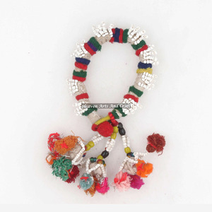 Real Tribal <b>Boho</b> Banjara Vintage Antique Hand Beaded Tassel <b>Bracelet</b> Armlet Vintage Vintage Afghan Banjara Kuchi Tribal Ethnic - Product Image 3