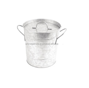 LATEST DESIGN HIGH QUALITY METAL GALVANIZED WINE COOLER ICE <b>BUCKET</b> for RESTAURANT & BAR - Product Image 1